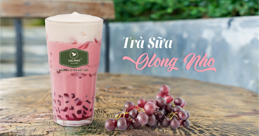 Trà sữa Olong Nho